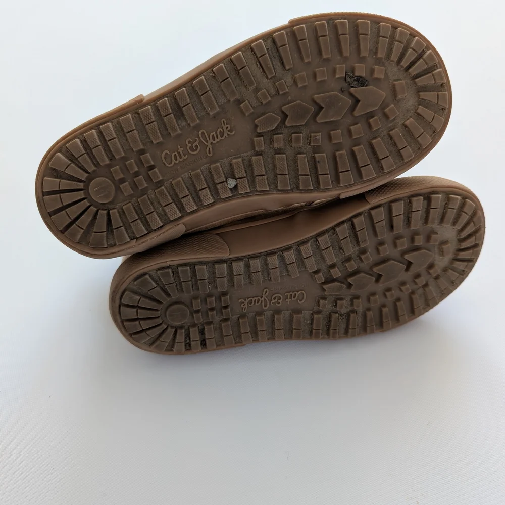 Cat & Jack Tan Kids Boots - 11